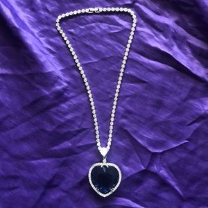 J PETERMAN TITANIC HEART OF THE OCEAN NECKLACE